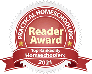 Second Place 2021 Practical Homeschooling Reader Award!
